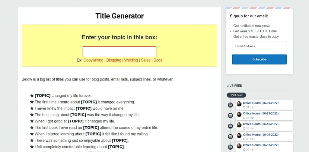 24 Awesome Headline Generators For Creating Catchy Blog Title